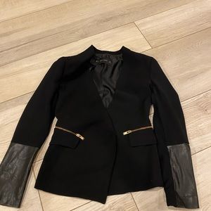 Zara Basics open front blazer